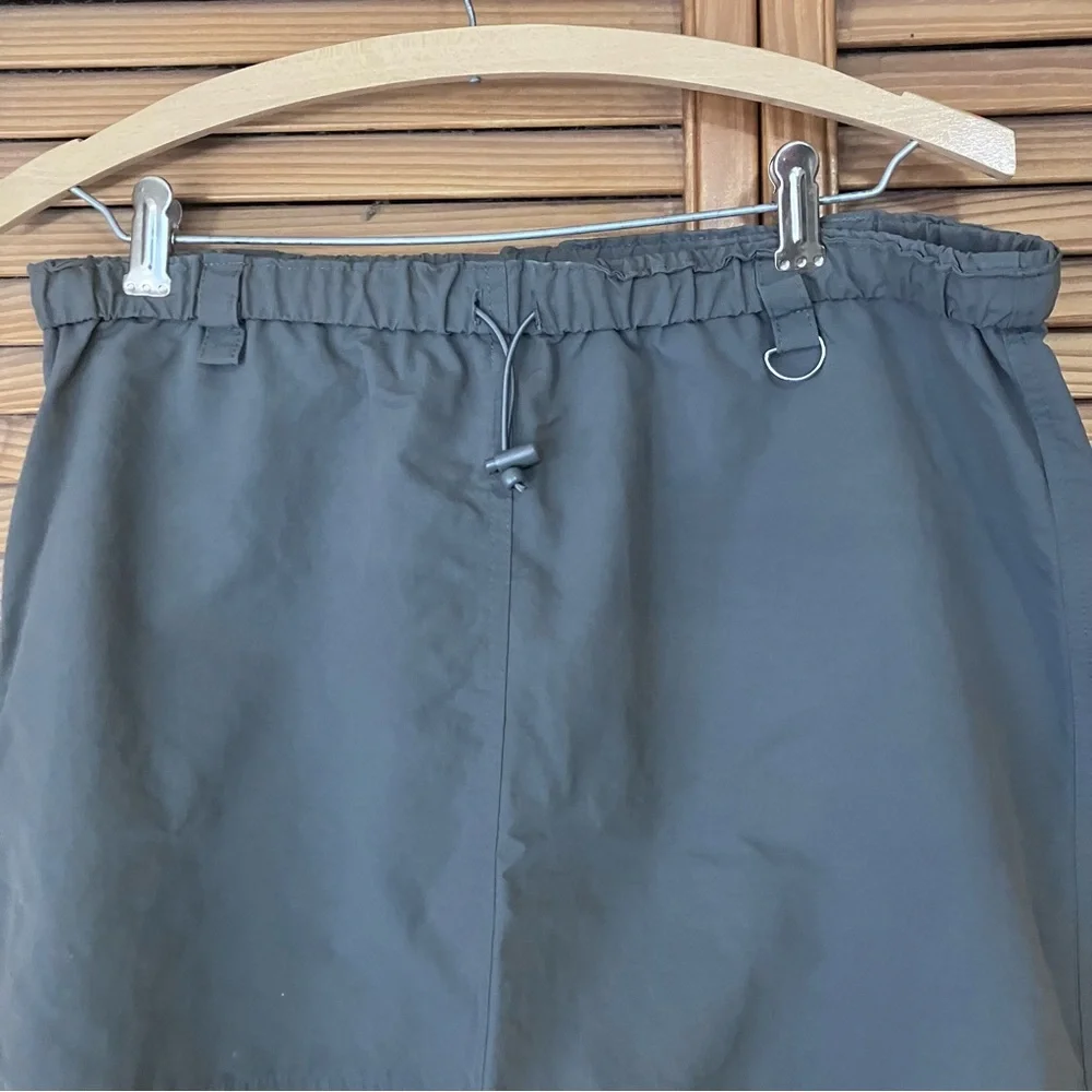 Ardene Graphite Grey Utility Cargo Parachute Longline Maxi Skirt Women’s M - Picture 4 of 10